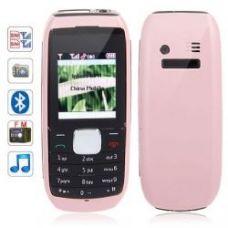 Celular 1,75 polegadas 1800,FM, Bluetooth,2 Chips (Rosa)