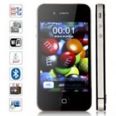 Celular 3,5 polegadas 4GS,Wifi,32G,Java,2 chips,Touch(Preto)