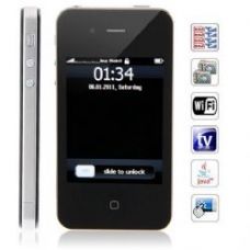 elular 3,2 polegadas i9,4G,Wifi,TV analógica,Java(Black)