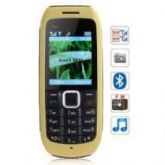 Celular C1,1,8 polegadas,2 chips,FM,Bluetooth (Amarelo)
